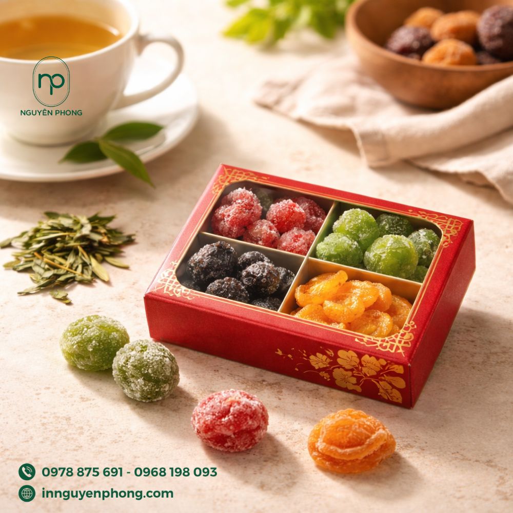 Mẫu thiết kế hộp đựng nam châm nắp kính mở